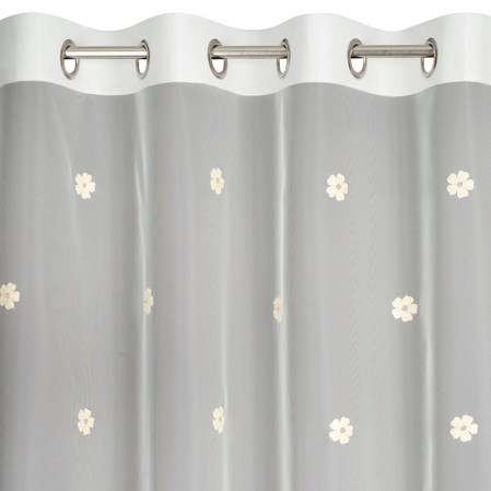 FIRANA GOTOWA ELSA 140 X 250 CM BIAŁY