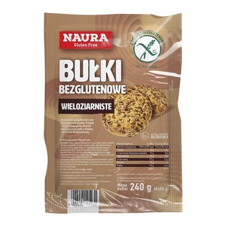 Bułki bezglutenowe wieloziarniste 240 g