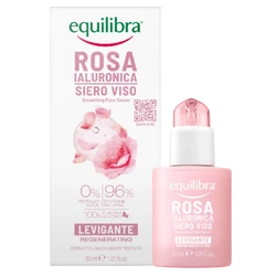 Equilibra − Różane serum wygładzające z kwasem hialuronowym − 30 ml
