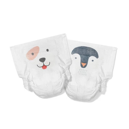 Kit & Kin, Pieluszki Jednorazowe 6 Junior (15 kg+), Piesek/Pingwinek, 24 szt.