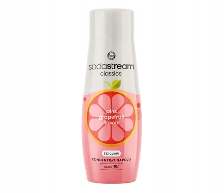 SodaStream Syrop koncentrat  Różowy Grejpfrut - Bez cukru 440 ml