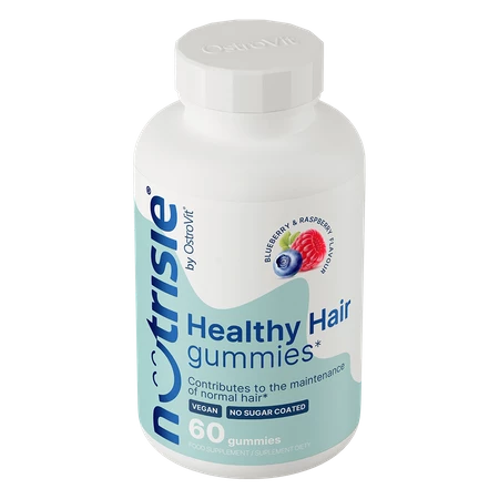 OstroVit NUTRISIE® Healthy Hair Gummies 60 żelek jagodowo-malinowy