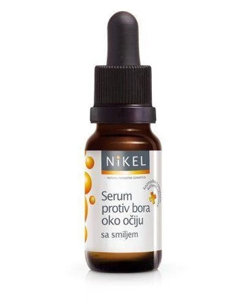 Nikel, Przeciwzmarszczkowe serum pod oczy z kwiatem Immortelle, 10 ml