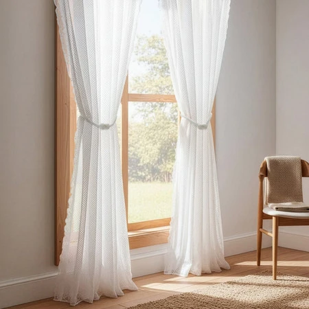 Firana gotowa Agness na Taśmie 140 x 270 cm, Biały