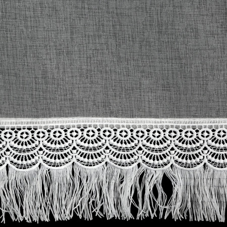 FIRANA GOTOWA ROXANA NA SZELKACH 60 X 150 CM BIAŁY