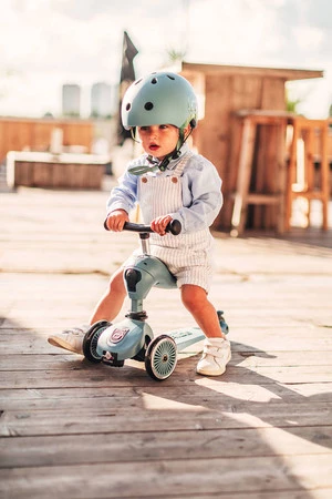 SCOOTANDRIDE Highwaykick 1 2w1 Jeździk i hulajnoga 1-5 lat Steel