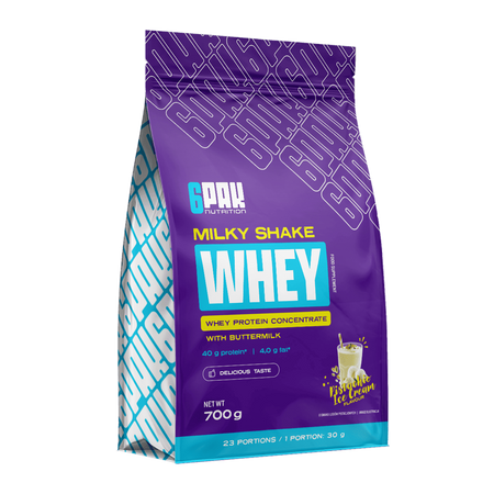 6PAK MILKY SHAKE WHEY   700g PISTACHIO ICE CREAM