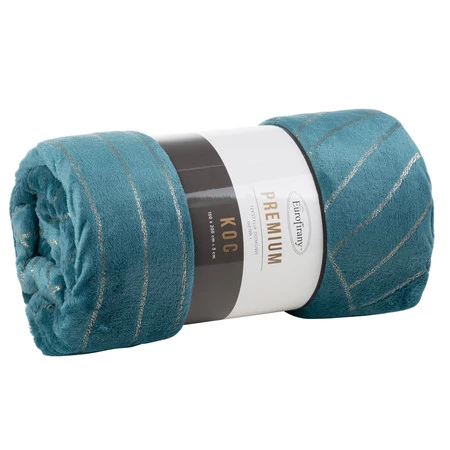 KOC LUNA 2 150 X 200 CM TURKUSOWY