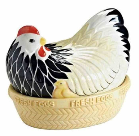 MC -Pojemnik Kura ceramiczna do przechowywania jaj