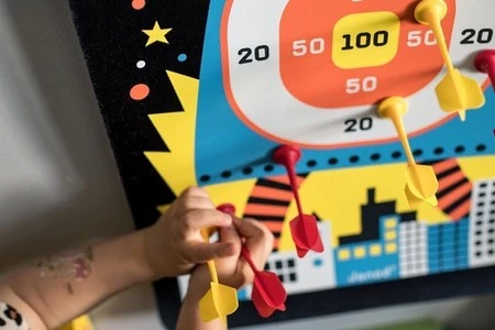 Janod Magnetyczna gra w rzutki Roboty