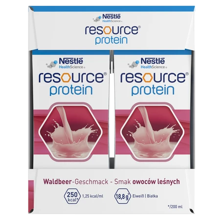 RESOURCE Protein smak owoce leśne 4 x 200ml