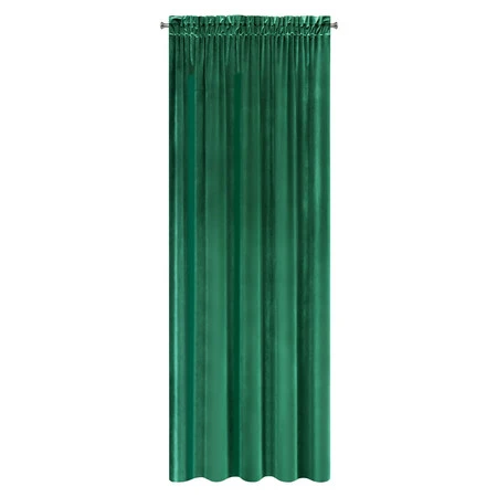 ZASŁONA GOTOWA SAMANTA NA TAŚMIE 140 X 300 CM ZIELONY