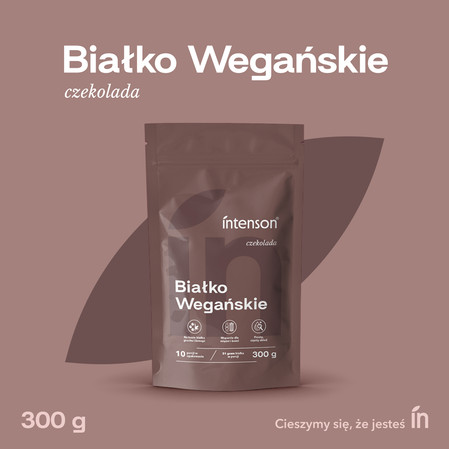 Intenson Białko Wegańskie 300g smak czekolada