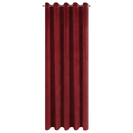 ZASŁONA GOTOWA VILLA 140 X 250 CM CIEMNOBORDOWY