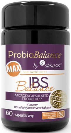 Aliness ProbioBALANCE, IBS Balance MA 10 mld.  60 vege kaps.