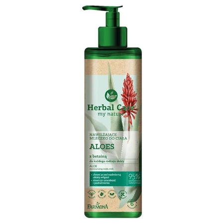 Herbal Care mleczko do ciała Aloes z Betainą 400ml