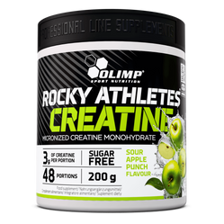 Olimp Rocky Athletes Creatine 200 g smak kwaśne jabłko