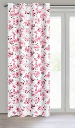 ZASŁONA GOTOWA CAREN 140 X 250 CM BIAŁY