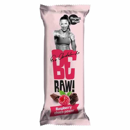 Zestaw: 10x BeRAW Baton owocowy Energy malinowy - 40g