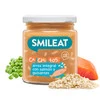 Smileat, BIO Słoiczek z groszkiem i łososiem, małe kawałki 10m+, 230g