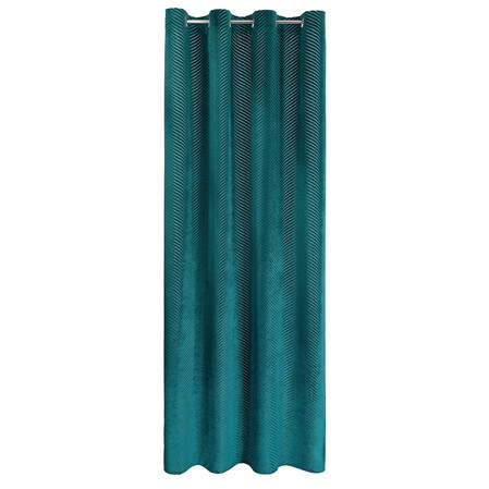 ZASŁONA GOTOWA LUSSI 140 X 250 CM CIEMNOTURKUSOWY