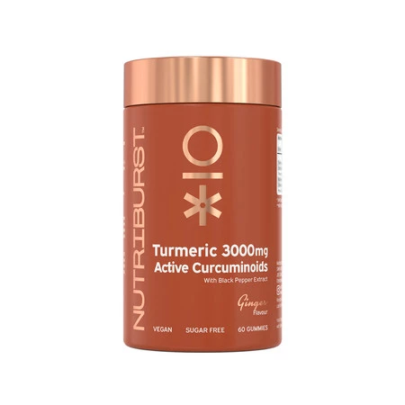 Nutriburst Turmeric 3000mg suplement w żelkach o właściwościach przeciwzapalnych 60 szt.