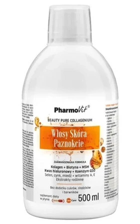 Pharmovit Włosy skóra paznokcie 500 ml