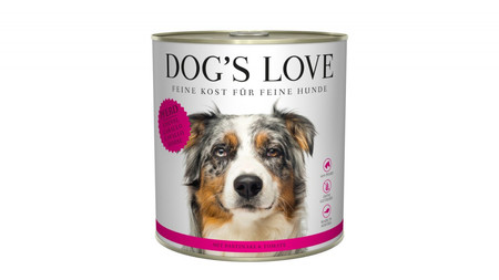 Zestaw 10x DOG'S LOVE Pferd - konina z pasternakiem i pomidorami (800g)