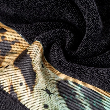 Ręcznik Eva 15 50 x 90 cm, Czarny