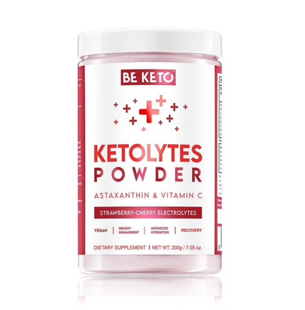 Keto Elektrolity w proszku Truskawka Wiśnia