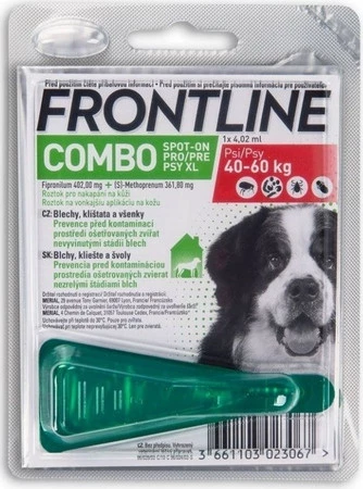 FRONTLINE COMBO Spot-On XL >40kg Krople na kleszcze 1szt.
