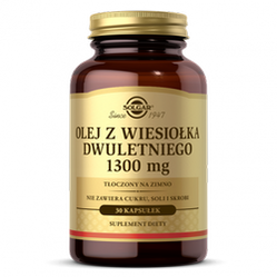 Solgar olej z wiesiołka dwuletniego 1300 mg 30 kaps.