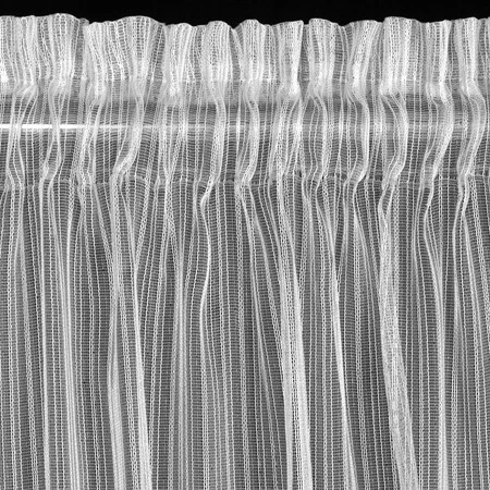 FIRANA GOTOWA NOELIA NA TAŚMIE 140 X 270 CM BIAŁY