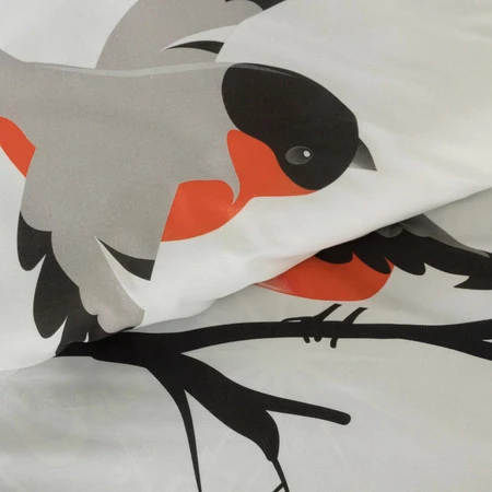 Komplet pościeli świątecznej Berry, 220 x 200 cm, Biały