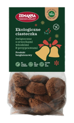 ZEMANKA (PRODUKT SEZONOWY) CIASTKA ŚWIĄTECZNE Z ORZECHAMI WŁOSKIMI I PRZYPRAWAMI KORZENNYMI BEZGLUTENOWE BIO 100 g