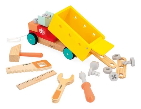 Janod Ciężarówka do składania do ciągnięcia Brico ‘Kids 2+