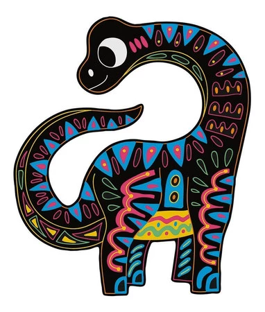 Janod Zestaw kreatywny Do zdrapywania Dinozaury 5+