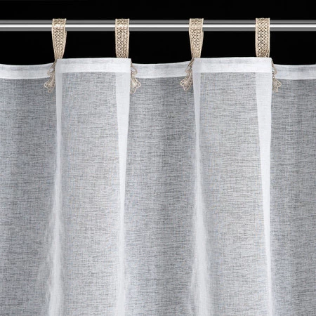 FIRANA GOTOWA MELISA NA SZELKACH 140 X 250 CM BIAŁY