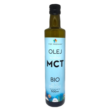 PIĘĆ PRZEMIAN Olej MCT z kokosa BIO 500ml