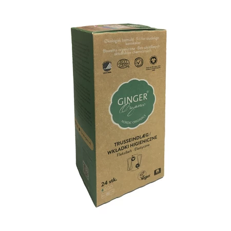 Ginger Organic wkładki elastyczne 24 sztuki