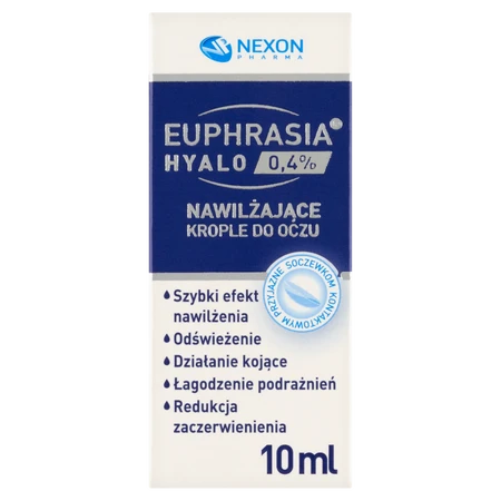 Nexon Euphrasia Hyalo 0,4% Nawilżające Krople Do Oczu 10ml
