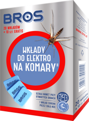 BROS Wkłady do elektro na komary 20 szt.