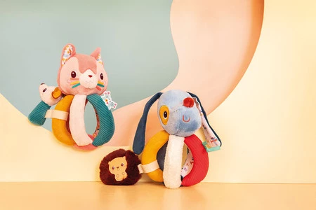 Lilliputiens Grzechotka z uchwytami Kotka Jeanne 6 m+