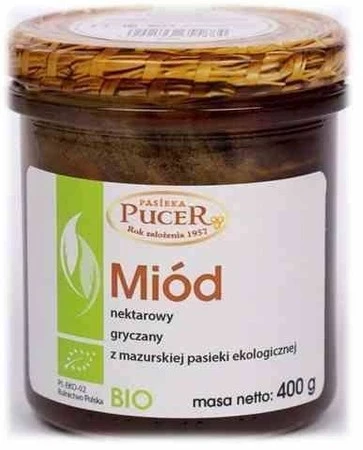 Miód gryczany BIO 400 g