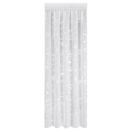 FIRANA GOTOWA ALINA NA TAŚMIE 140 X 270 CM BIAŁY