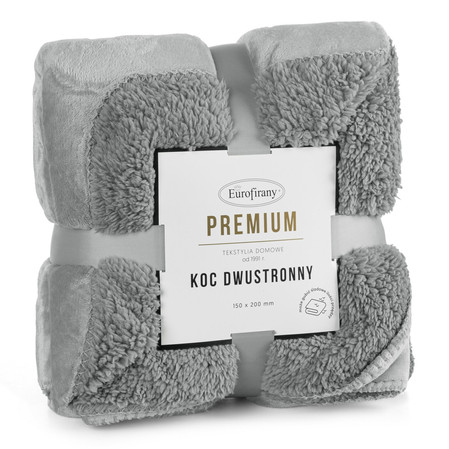 KOC TEDY 170 X 210 CM SREBRNY