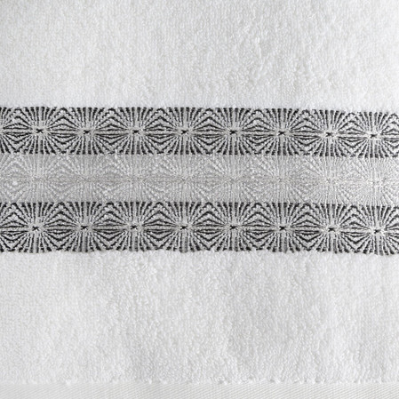 Ręcznik Malika (01), 70 x 140 cm, Biały