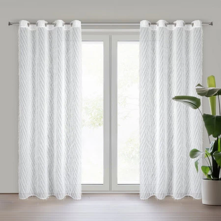 ZASŁONA GOTOWA LAUREL 140 X 250 CM BIAŁY