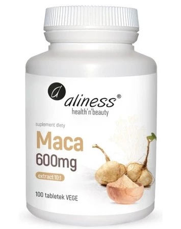 Aliness Maca ekstrakt 10:1 600mg x 100 tabletek Vege