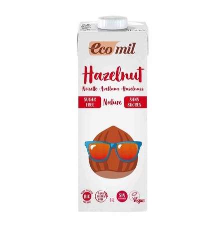 EcoMil − Napój z orzechów laskowych bezgl. BIO − 1000 ml